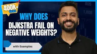 L-4.12: Why does Dijkstra fail on Negative Weights?? Full Explanation with examples