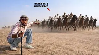 India&rsquo;s biggest horse race in kutch ￼
