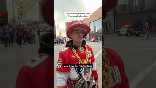 Канадский хоккейный болельщик троллит американских хоккейных болельщиков #хоккей #канада #нхл