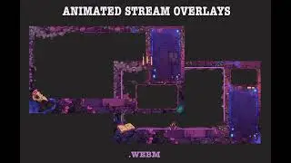 overlays for stream / twitch : witch gothic room