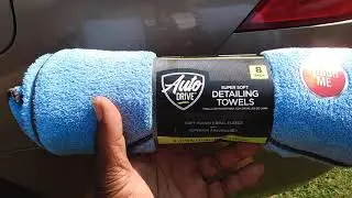 WalMart auto drive super soft detailing towels test review 4.97