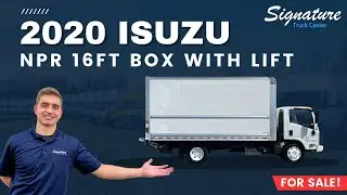 2020 Isuzu NPR 16ft Box Truck with Lift Gate - For Sale at Signature Truck Center