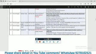 GST Audit Checklist with Notification - Part 2