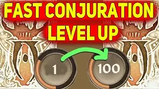 Fast Conjuration LEVEL UP Exploit Oblivion Remastered, how to level up Conjuration fast Oblivion