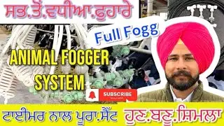 Animal fogger system Price  | Fogger system for dairy ਡੇਅਰੀ ਫਾਰਮ ਲਈ ਫੁਹਾਰਾ ਸਿਸਟਮ । ਟਾਈਮਰ ਸਮੇਤ ਫੁਹਾਰੇ