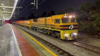 Trains in South Australia: A Rainy July Night at Adelaide Showgrounds