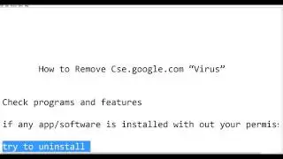 How to Remove cse.google.com 