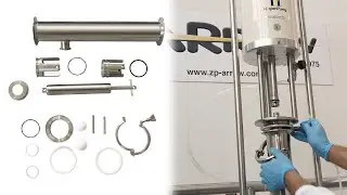 DRUM UNLOADER with PNEUMATIC PUMP: PUMPING PISTON DISASSEMBLY.