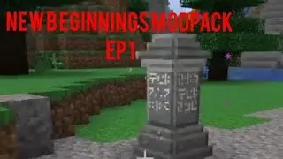 Minecraft New Beginning Modpack : Ep 1 ( 1.15.2 )