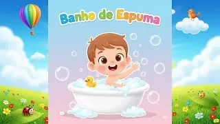 Banho de Espuma  Música Infantil para a Rotina das Crianças