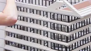 Horizon Creative LEGO model Porcellis gebouw in Amsterdam