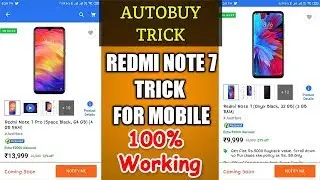 How To Book Redmi Note 7 in Mobile । Autobuy Trick For Mobile । 2019 ।