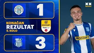 MBSLS 2025/26 - 5.kolo: TSC – OFK BEOGRAD 1:3 (1:0)
