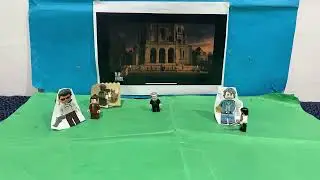 Lego John Wick 4 setting up the duel 