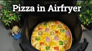 Pizza in the Air Fryer | Pizza Recipe | Homemade Pizza | Cooking with Dipti