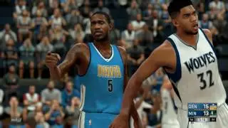 NBA 2K17 - Denver Nuggets vs Minnesota Timberwolves - Full Game - Simulation Nation