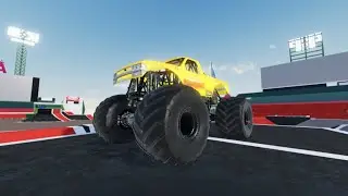 Monster truck overdriven Carolina Crusher run in Anaheim 