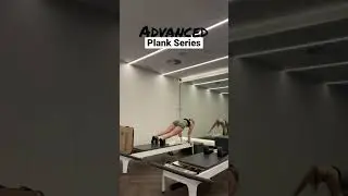 Advanced Reformer Plank Series #pilates #reformer #workout