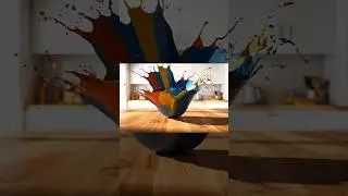 Paint SPLASH - Oddly Satisfying #shorts #satisfying #viral #oddlysatisfying