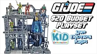 GI JOE $20 Budget Base Playset - Kid Connection Custom #gijoe #walmart #diy #customactionfigures