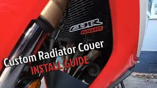 CBR650R Custom Radiator Cover Guide