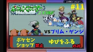 【ポケモン エメラルド】 ポケセン/ショップ禁止・ゆびをふるのみでクリア #11