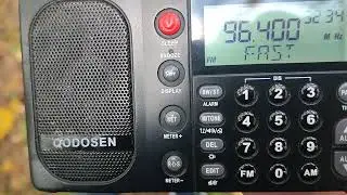 FM radio bandscan TEF6686 Moscow Russia