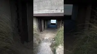 D-Day - Utah Beach, today: 4th Division target #history #ww2 #historia #travel #wwii #bunker #dday