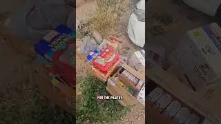 Бесплатный пункт раздачи продуктов, 88-й день: никаких приправ, доставка службой безопасности и с...