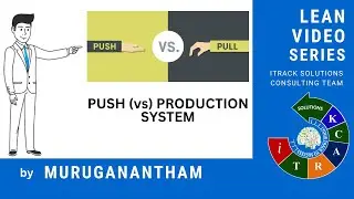 #leanmanufacturing : #push (vs) #pull production system