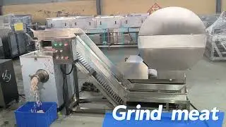 Hamburgers meat patty processing line