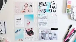 6x12 Project Life Spread Process Video, Bath Bombs and Craft Room Photos