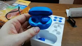 ОНЛАЙН ТРЕЙД.РУ &mdash; Беспроводные наушники Philips SHB2505 UpBeat, синий