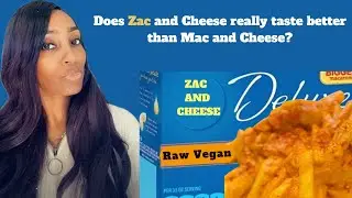 Raw Vegan ZAC and CHEESE Inspired by Mac and Cheese