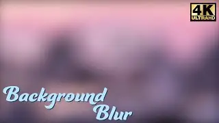 1hr Lavender Purple Blurred Background With Soothing Music | 4K Relaxing Screensaver for Meditation