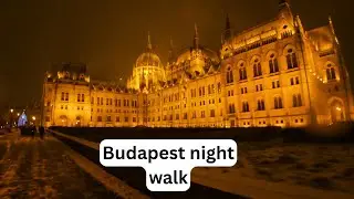 Budapest Night Walking Tour | Winter 4K 2026