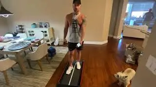 Under Desk treadmill with Bluetooth Speakers. Amazing
