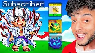 I Upgraded My Subscriber&rsquo;s Blox Fruits Account with DRAGON FRUIT in Roblox
