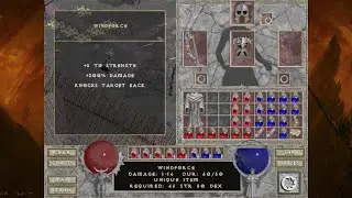Diablo 1 - Rogue (Arqueira) Gameplay - Parte 14 (Hell) - Windforce, melhor arma do jogo!