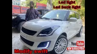 Swift modify | swift led lights |swift led back light| swift android music system | modified club