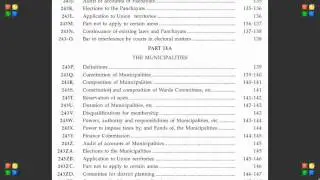 Indian Constitution - Video 7 (Part IX - Part X Overview)