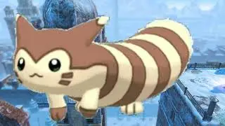 furret walks northern winter street
