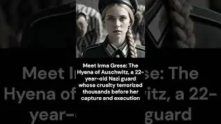 The 22 Year Old Nazi Guard Who Terrorized Auschwitz #history #ww2 #shorts