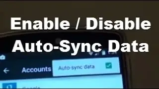 Google Nexus 5: How to Enable / Disable Auto-Sync Data