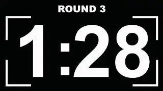 6 Round, 3 minutos + 1 descanso aviso 10 segundos y silbato fuera seconds, para peleas de BOX
