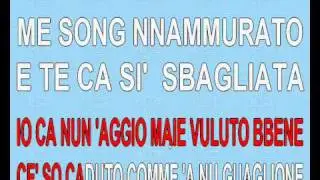 MANNAGGIA A TE (Tonino Apicella) - base karaoke