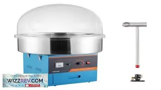 VEVOR Electric Cotton Candy Machine 1000W Candy Floss Maker Commercial Cotton Candy