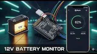 ESP8266 Smart Inverter Battery Monitor | Voltage + SOC + Runtime on Phone