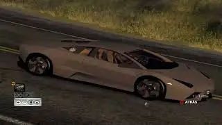Lamborghini Revent&oacute;n en el descenso del Marchetti en Ohau, en Test Drive Unlimited. Mod cars.