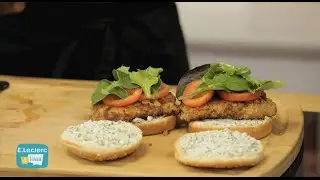 C&rsquo;en cuisine &ndash; Burger de poisson &agrave; la cr&egrave;me tartare